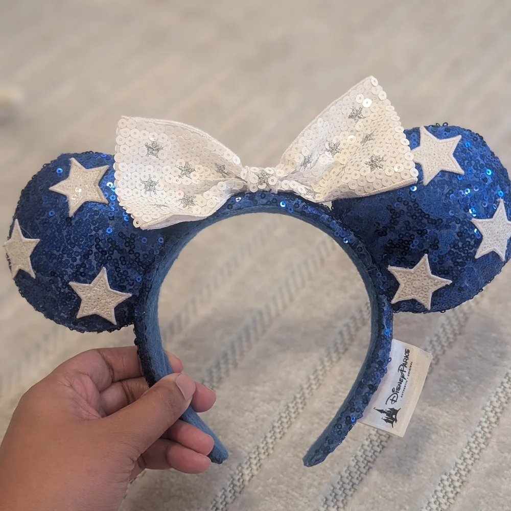 Disney Kids Costume Hat Set - Blue, White, Pink